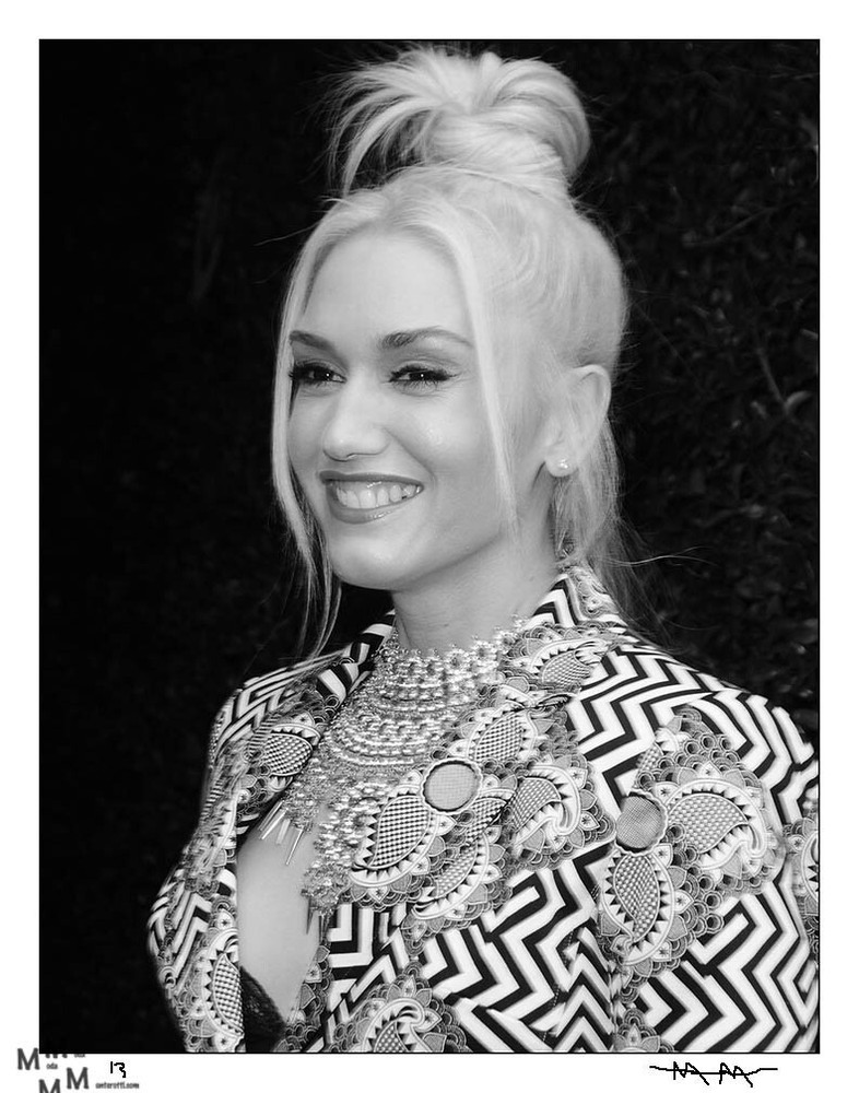 **Gwen Stefani** Limited Edition 1/22 Fine Art Print 11×14 Moda Monterotti