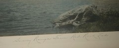 EBEN FINE *RED ROCK LAKE* ROCKY MOUNTAINS PHOTO – IMPORTANT BOULDER PHOTOGRAPHER