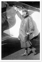 Aviation Pioneer Marjorie Stinson At Her Airplane 1917 Silver Halide Photo