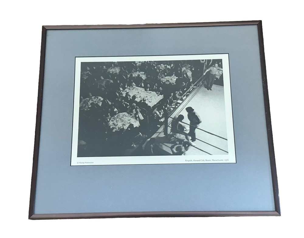 Henry Horenstein ‘Ringside, Harvard Club, 1976’ Framed Print Reproduction 8 X 10