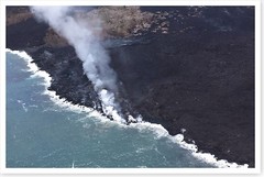 2018 Kilauea Volcano Weak Ocean Entry 8×12 Aerial Silver Halide Photo