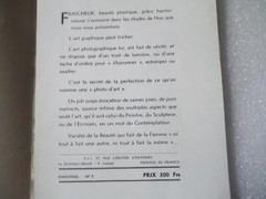 » Modeles»-Models,Bimestriel #1 Nude Photographs,-31 images, Printed in FRANCE.