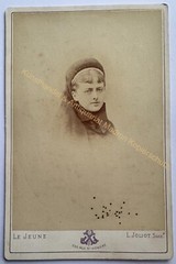 orig. KAB photo photo photograph old fashion around 1870 Paris Le Jeune lady woman