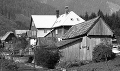 NASSWALD, small village, by Eduard PEZDIKA, vintage fine art negative! 1933,