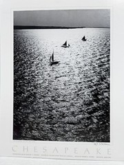 Marion Warren Signed Print «Skip Jacks In Icy Waters» Chesapeake 1985 Unframed