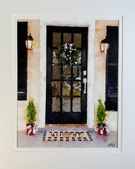 Welcome Home Digital Watercolor Original Photograph 8 X 10 Mat 11 X 14 – Signed