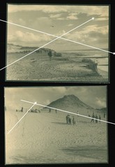 10 orig. Photo 1933 Glider Aircraft Green Post Island of Sylt Bruch, Aviation