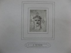 1890s ALBRECHT DURER -VERDA JESUS- Carbon Print/Photogravure BRAUN CLEMENS & CIE