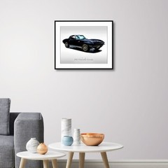 Classic Cars – 1963 Chevrolet Corvette – Dark Blue – Muscle Car