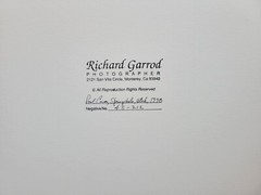 Richard Garrod, Silver Gelatin, black and white photo, Pool Cover