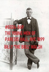VINTAGE MALE PORTRAIT #0324-069 -paresis hall man, nyc 1899 -free shipping usa