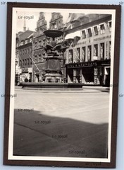 Copenhagen 1936 – Kaiser Charles Fountain Amagertorv – 1930s Denmark – Photo 7x9cm