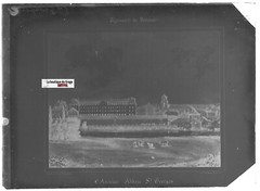 Rennes, Abbey Saint-Georges, Glass Photo Plate, Black & White Negative 6×9 Cm
