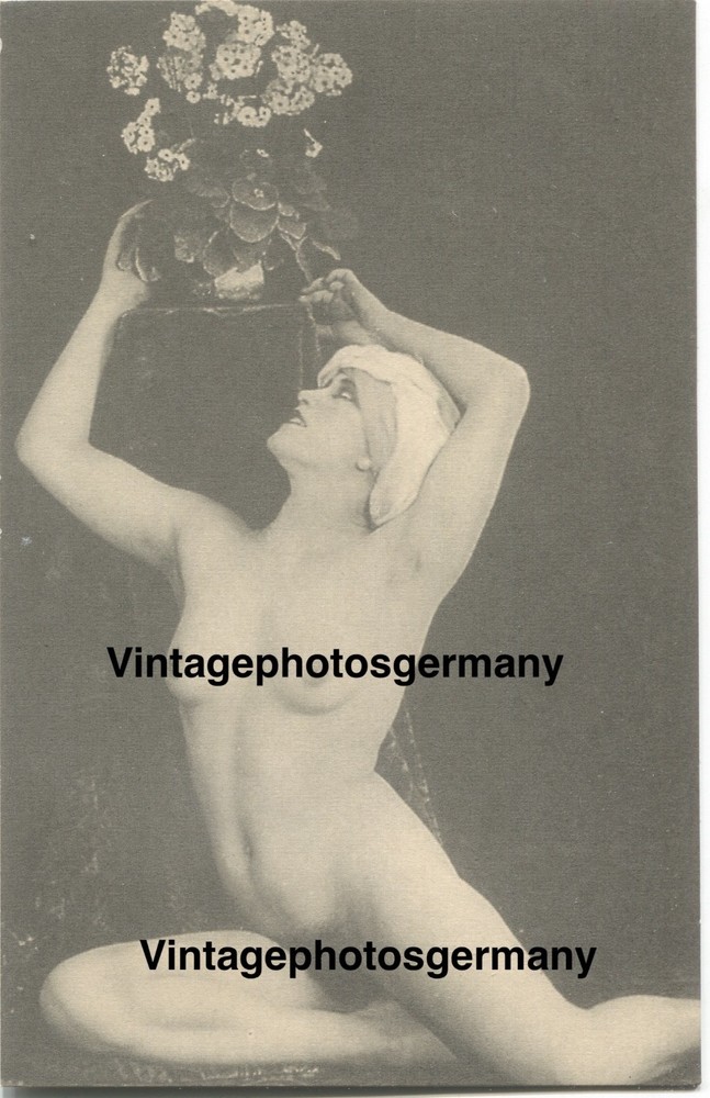 Z6361 Postcard 1920s Artistic Nude Pretty Woman