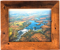 Lake of the Falls, Mercer, Iron County, Wisconsin Overhead Photo. Frame Optional