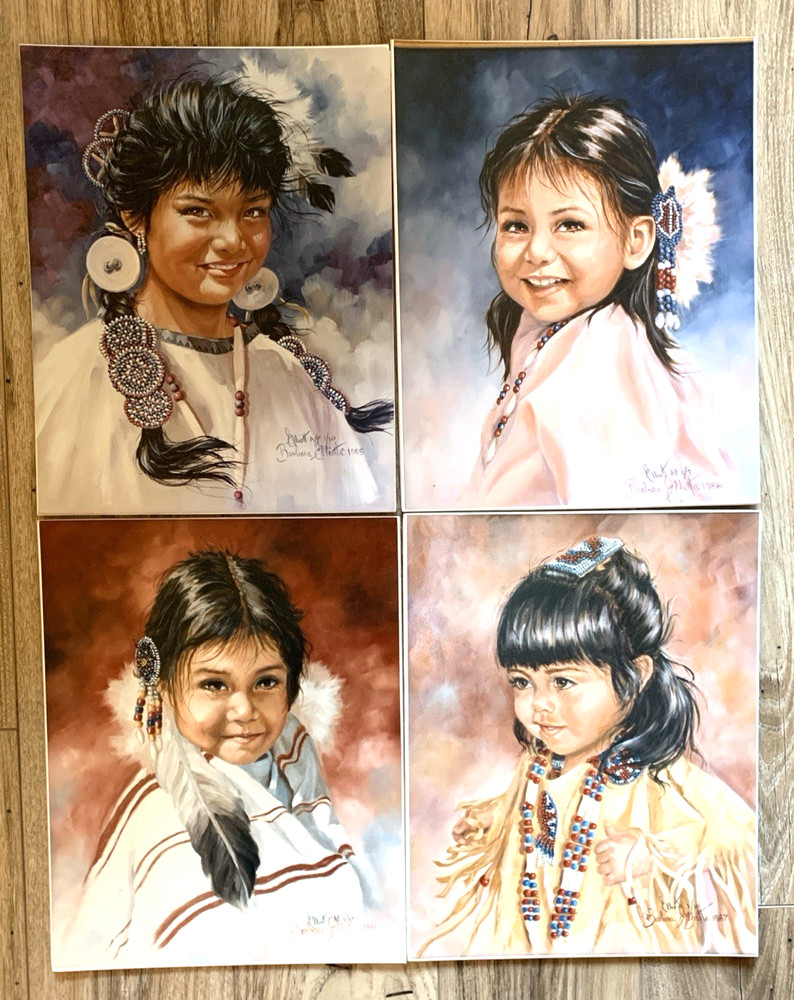 Barbara Elliott | American Indian Children Portraits | Signed & Num. Photos