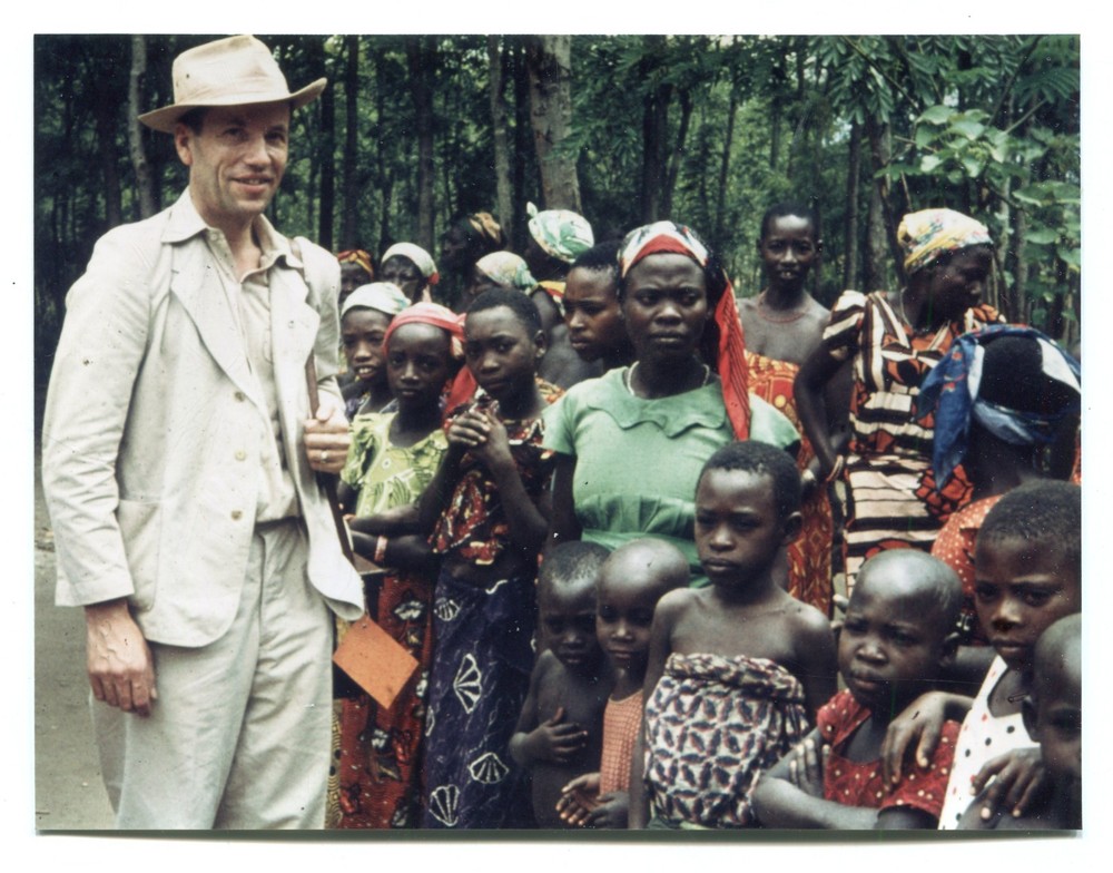 Old Photo Researchers in Africa, 1950s, 1960s, 12x18cm