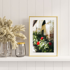 Boho Photography Print – California Mission Wall Art, Home Décor, 5×7