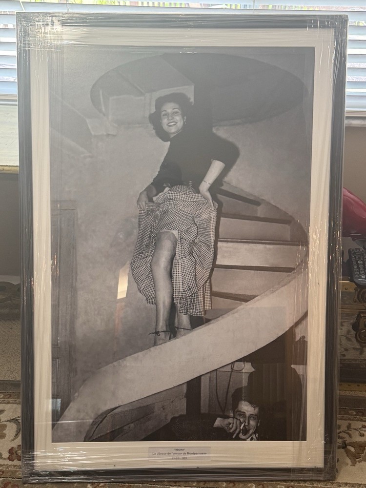 «Regina» Framed Matted Black & White Photo By Sherwin J Ernst 33”x48”