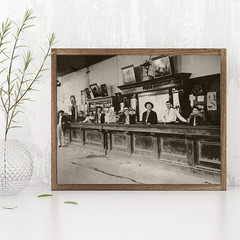 LSA Saloon – Bartenders at Your Service Photo – 11X14 Unframed Print – Great Vin