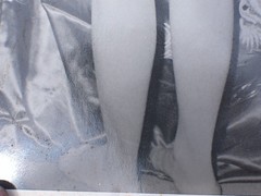 Incredible Girl Next Door, Black and white photo of her beautiful Bottom