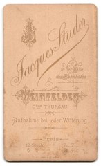 Photograph Jayques Studer, Weinfelden, portrait of a young man
