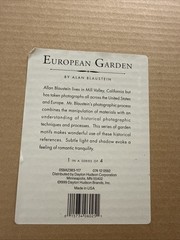 Alan Blaustein Signed – “Orto Botanico, Siena, Italia”