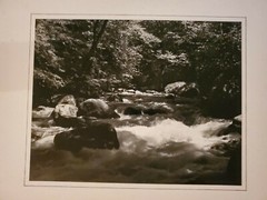 BABBLING BROOK ORIGINAL SIGNED ART PHOTO B&W STETTNER VTG MATTE NJ CAMERA
