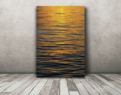 Orange modern abstract photography wall art photo print water ripples picture