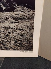 Vintage NASA Photo of Crater Near Apollo 11 Landing Sea of Tranquility 1969