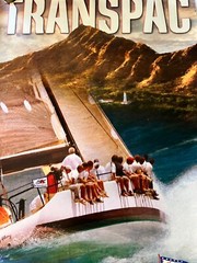 Hawaiian Marine poster Transpac 2007 large L.A. to Honolulu Yacht Race 24”x36″