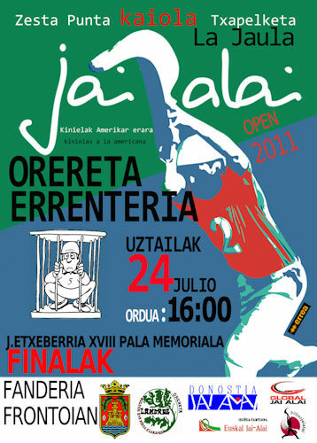 8 1/2 x 11″ COLOR PRINT of a BEAUTIFUL JAI ALAI POSTER #12