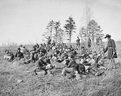 Infantry resting from drills 8″x10″ Wall Art 8×10 Civil War
