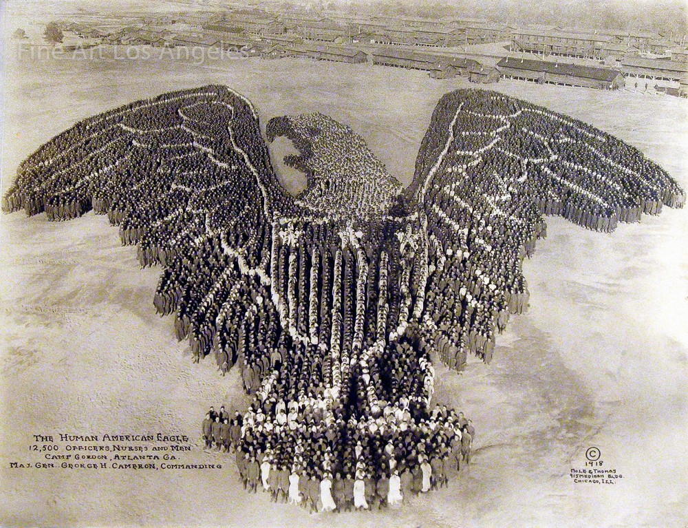 Arthur Mole Photo, «American Eagle» 1918, living photograph 11×17″