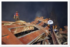 9/11 World Trade Center Clean Up And Rescue Efforts WTC Silver Halide Photo