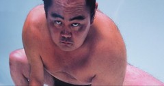 JAPANESE SUMO WRESTLER PHOTOGRAPH DIGITAL C PRINT EXTRA LARGE