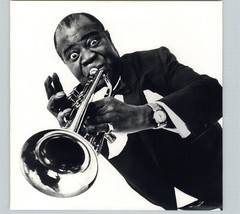 1972 1966 Philippe Halsman Louis Armstrong Trumpet Art Photo Gravure