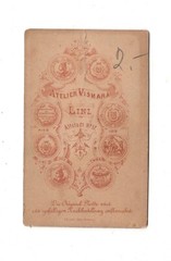 Vismara CDV photo woman portrait-Linz 1877
