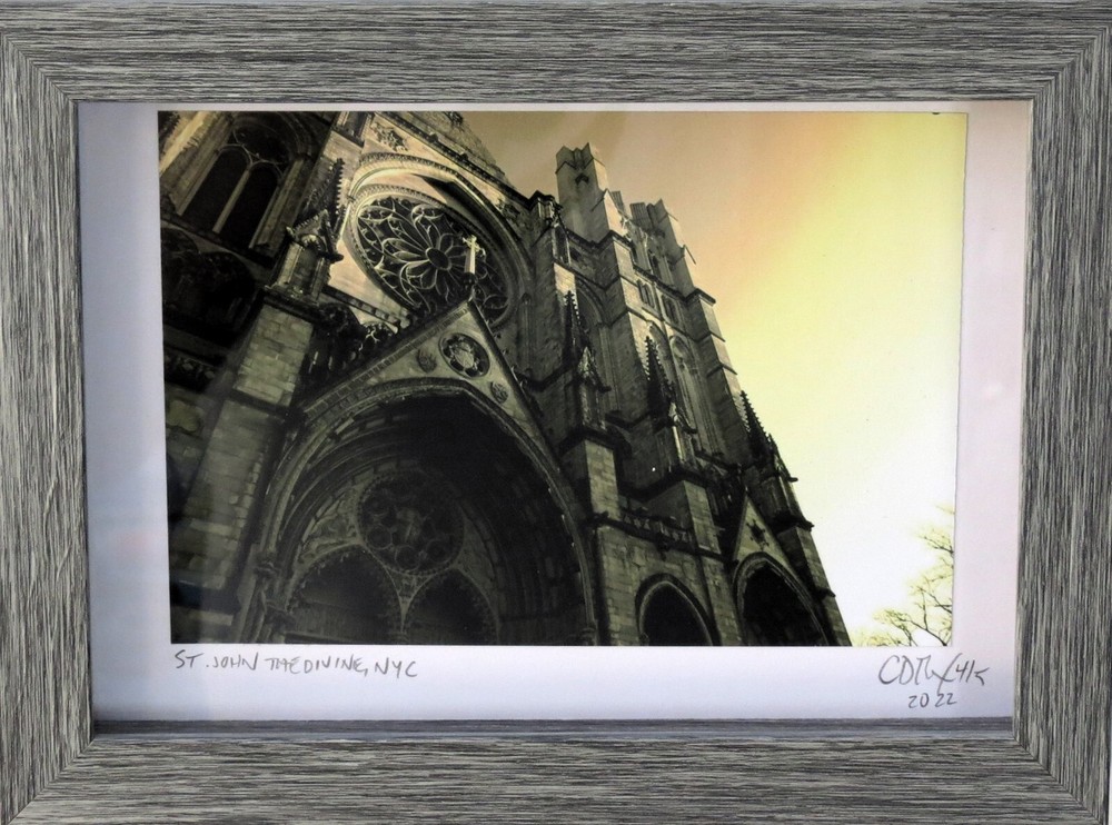 NYC Architectural Photography, St. John Cathedral, Framed by C. Damien Fox
