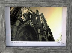 NYC Architectural Photography, St. John Cathedral, Framed by C. Damien Fox