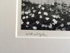 BRUCE BLUM Matted & SIGNED B&W Photo Print (10 3/4″ X 10″)-«Wall and Gallery»