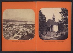 10 photographs Briquet et Fils, Geneve, view fountain, Lucerne et le Rigi, Ch