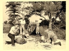 Boy Scouts, Tampa Florida 1958 Fotofolio Art Photo Print Card 4.25”x6”