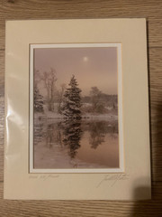 Pair Signed Photos Deer Isle & Mt Katahdin Maine Photographer Terrill S Lester