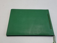 First children photo album duck bear camera motif German Democratic Republic green 23x33cm #260139