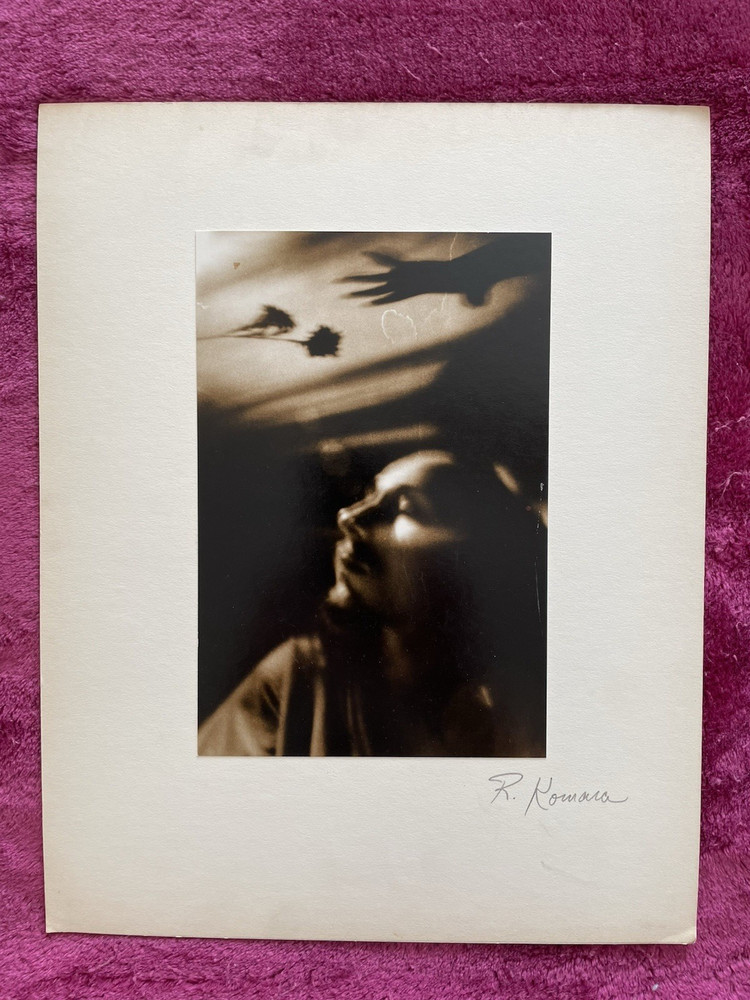 Vintage ABSTRACT ART PHOTOGRAPHY Signed Richard Komara 1970’s MAN DREAMING #11