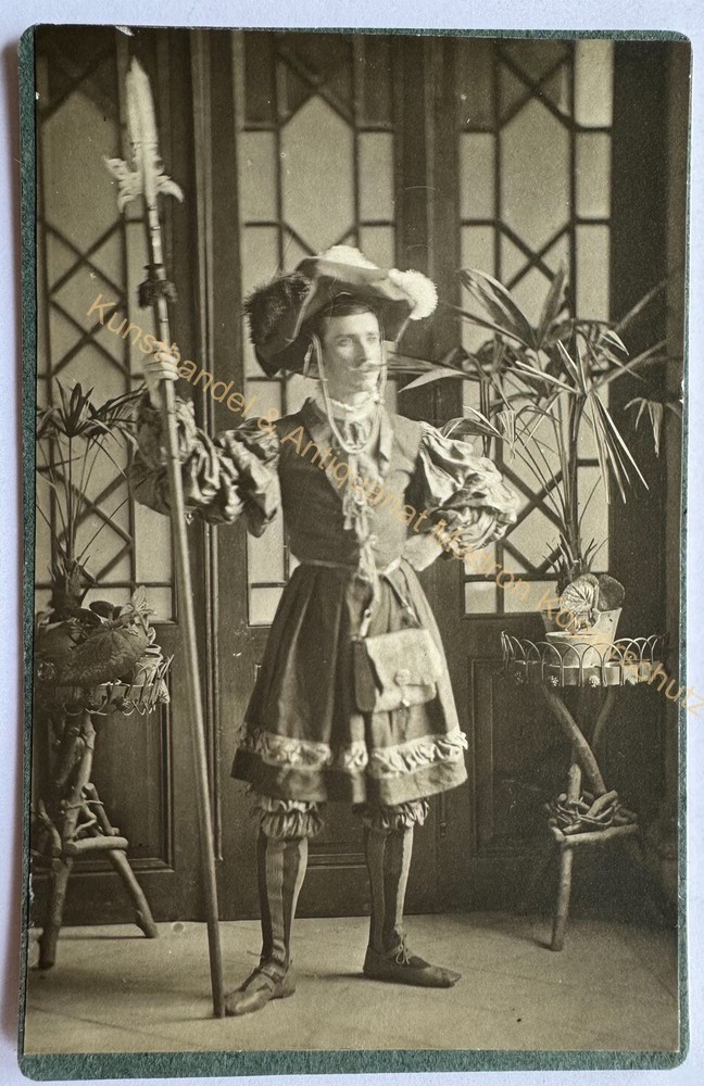 orig. KAB photo picture old photograph 1905 knights actors Sleeping Beauty fairy tales