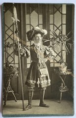 orig. KAB photo picture old photograph 1905 knights actors Sleeping Beauty fairy tales