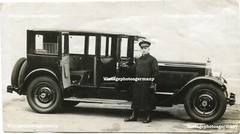 G986 Photo 1927 Car Vintage Passenger Car Sedan Luxury Chauffeur Packard 343 Sedan
