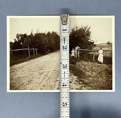 Along A Country Road Art Print Card Photo By Edward A. Bass 1900 4”x6” Fotofolio